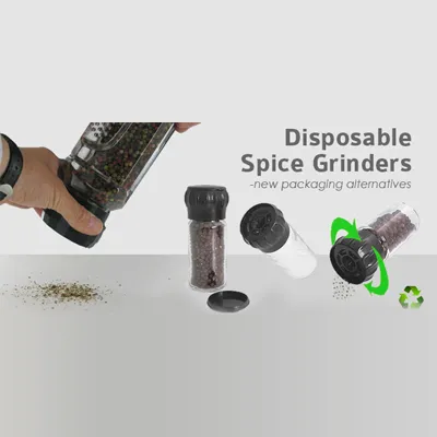 Disposable Spice Grinders ? New Packaging Alternatives