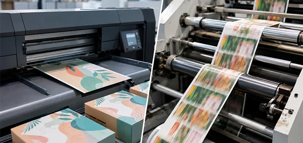 Digital Printing vs. Flexographic for Packaging: Speed, Customization, and Branding Impact