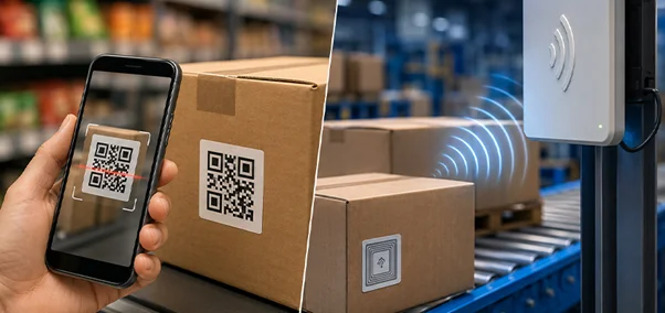 QR Code vs. RFID Labelling: Marketing ROI, Traceability, and Supply Chain Efficiency