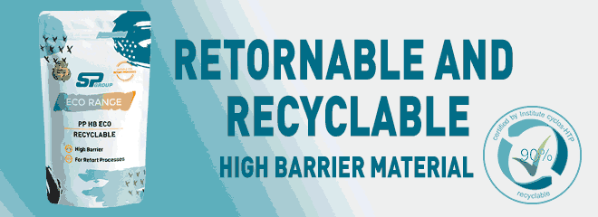 Retortable and recyclable pouch