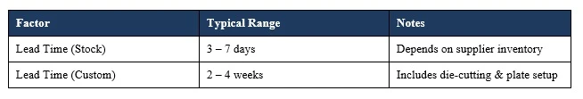 Factor LEad Time