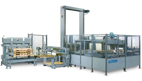High speed low level palletizer