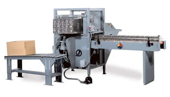Semi-auto case packer for large cases