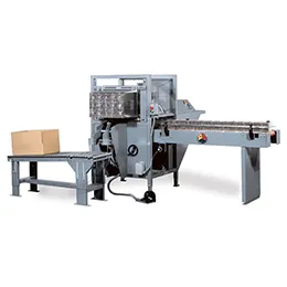 Semi-auto case packer for large cases
