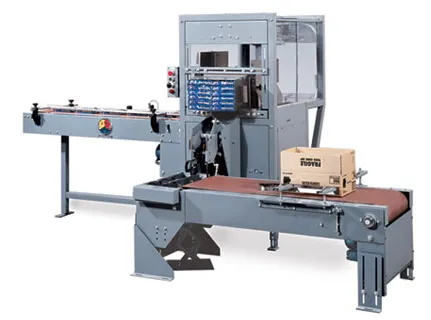Semi-auto case packer for small cases