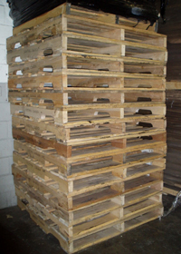 Hardwood Pallets and Skids for Shipping