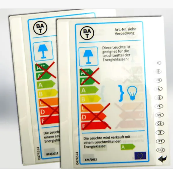 Booklet labels for bottles and canisters