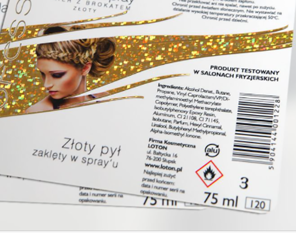Labels for cosmetics - 1A quality