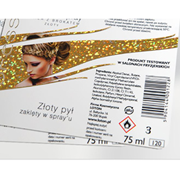 Labels for cosmetics - 1A quality