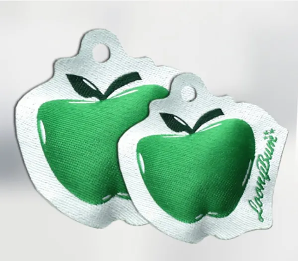 Woven zippers with logo and zip labels