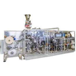 Double chamber tea bags packer