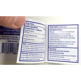 Booklet Labels