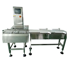 Shrimp multi-stage sorting checkweigher