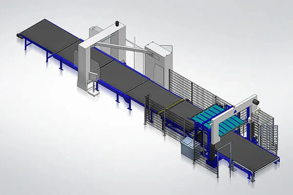 Cutting line BSL-214 and OFS-VS