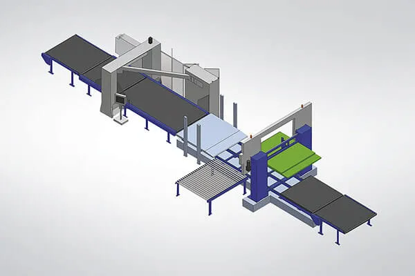 Cutting line OFS-HE3 and OFS-VS