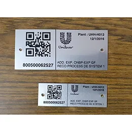 Aluminum Barcode Labels