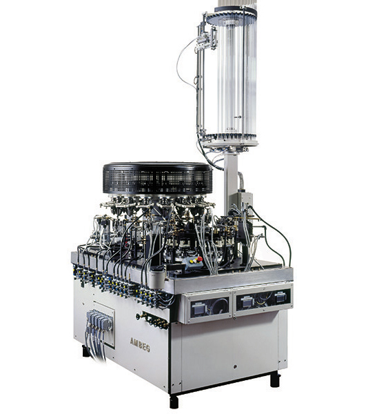 Syringe forming machine FS 16 with automatic tube feeder 