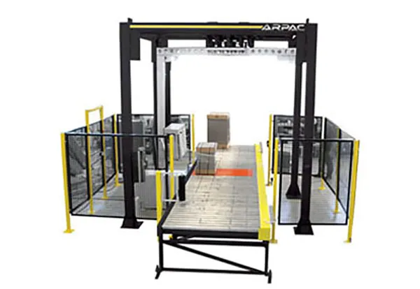 Quad Post Automatic Rotary Tower Wrapping System