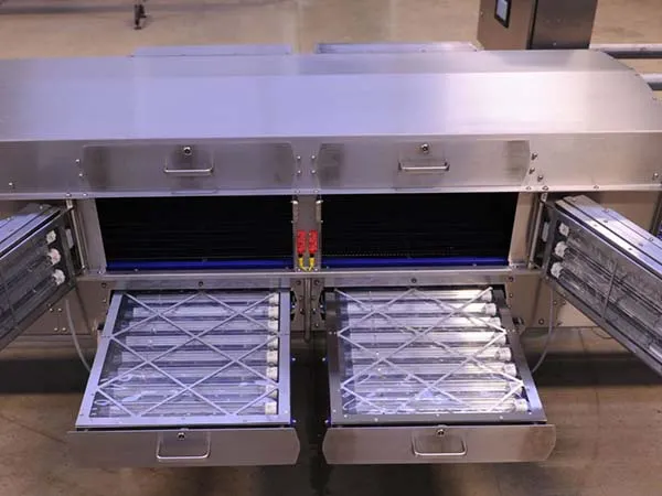 UV-C Product Decontamination Tunnels