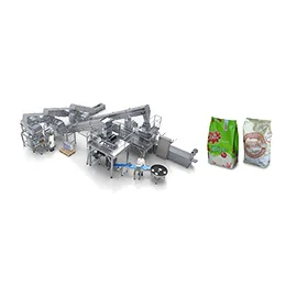Curd packaging line machine