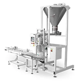 Semi-automatic dosing machines for dusty, badly loose and powdery products
