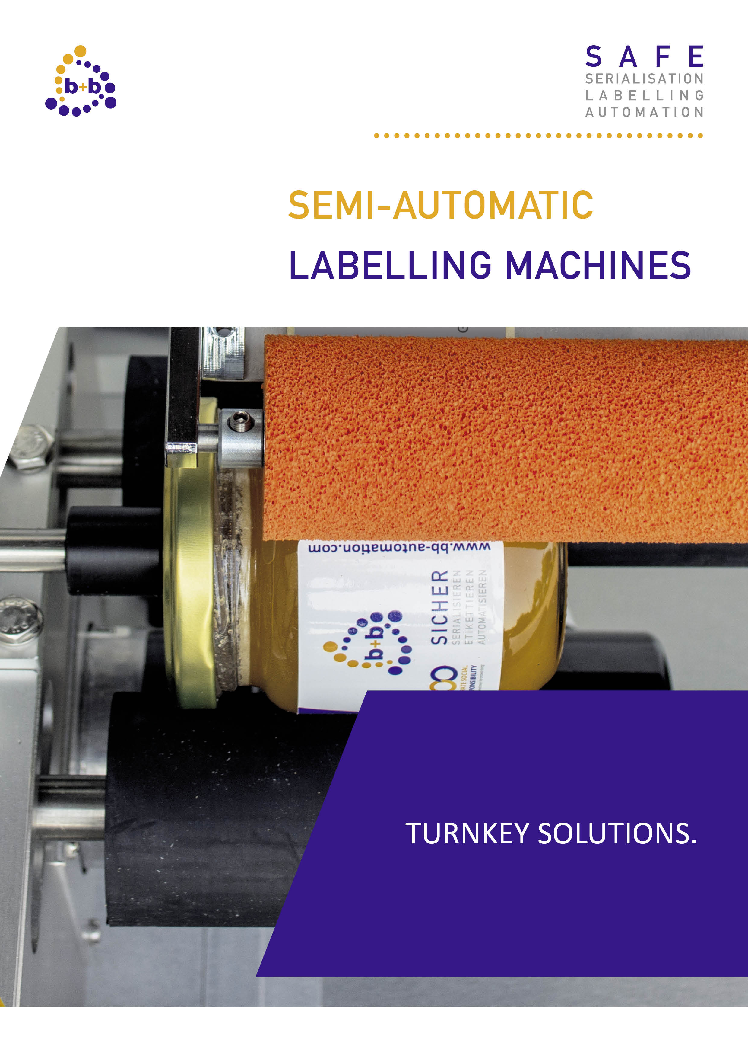 Semi-automatic labelling machines