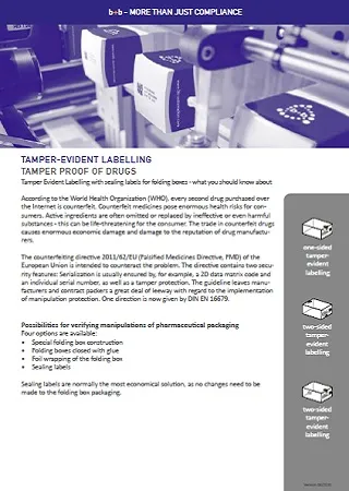 TAMPER-EVIDENT LABELLING