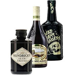 GLASS BOTTLES FOR SPIRITS
