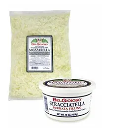 Pizza Fritta with Stracciatella & Salami