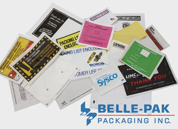 Packing List Envelopes
