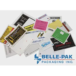 Packing List Envelopes