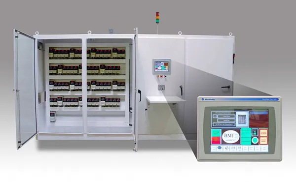 ELECTRICAL CONTROL PANEL WITH HMI MENU