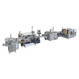 Pharma packaging line for syringes