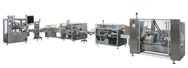 Tubes filling and packaging