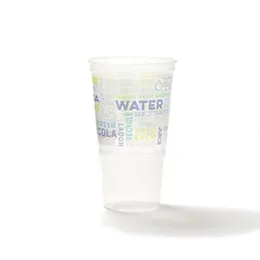 PP Ice Cold Cup with Standard Flat Lid