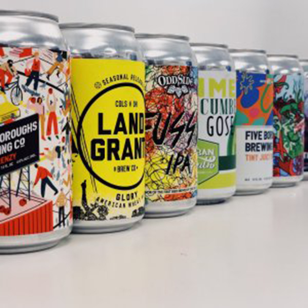 Craft Beer Can Label Printing