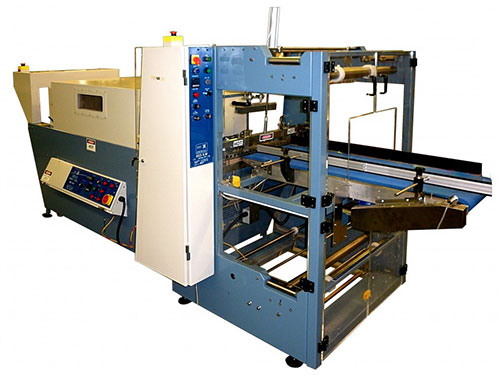 Automatic in line bundle wrapping machine ilw-653
