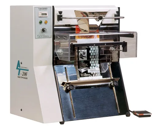Manual table top poly bagger t-200