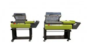 Semi automatic hood shrink machine