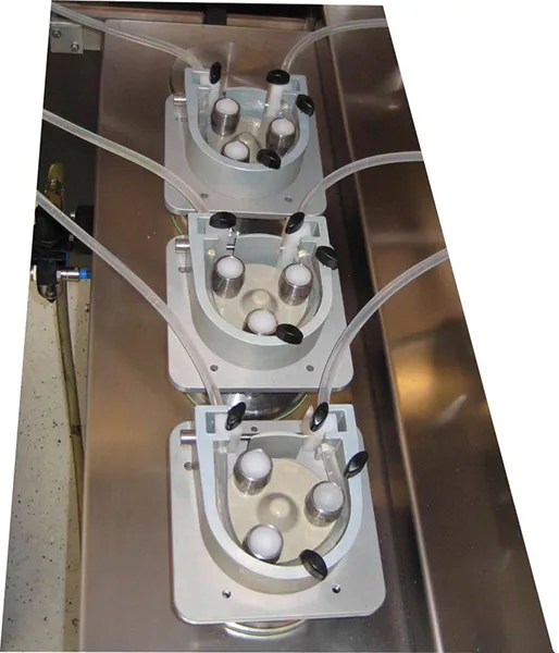 DOSING VIA PERISTALTIC PUMPS