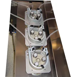 DOSING VIA PERISTALTIC PUMPS