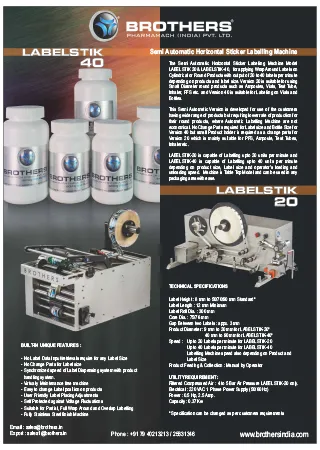 LABELSTIK-20 AND 40