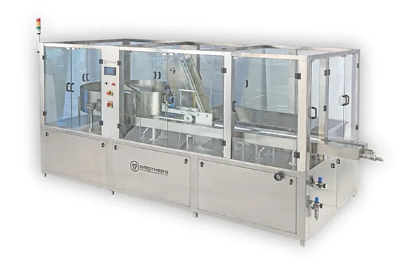 Automatic Unscrambler With Linear Air Jet Cleaning Machine Airwash-120 UN