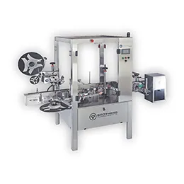 Automatic Twin Head Carton Security Label Sticker Labelling Machine