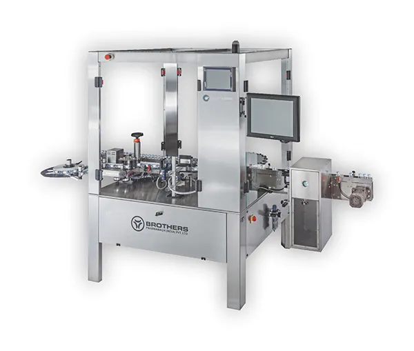 Automatic Linear Sticker Labelling With Rotary Star Wheel System Labelstik-300LR
