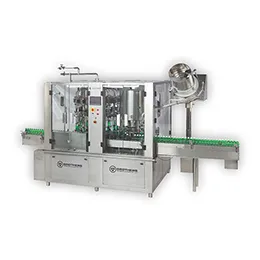 Rotary Monoblock 16X8 Head Liquid Filling & Capping With Flow Meter Technology Liqfill-150FM