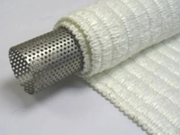 E-glass silencer repacking material