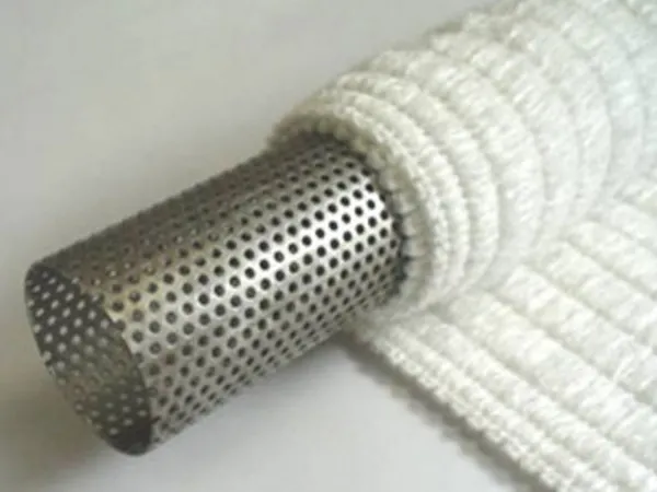 S-glass silencer repacking material