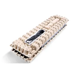 Molded fiber part for table legs
