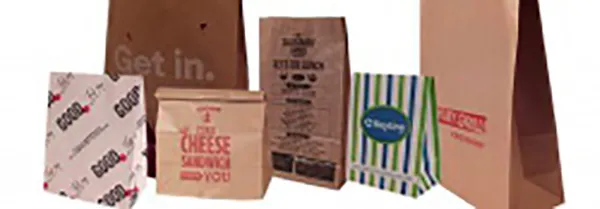 American style paper grab bags